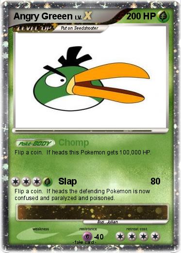 Pokemon Angry Greeen