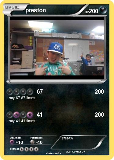 Pokemon preston