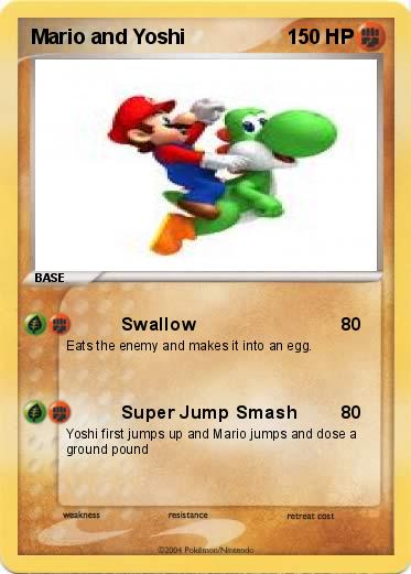 Pokemon Mario and Yoshi