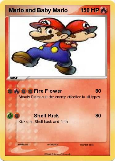 Pokemon Mario and Baby Mario