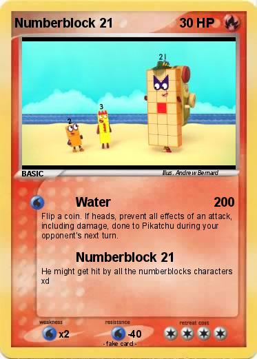 Pokemon Numberblock 21 Pokemon Numberblock 21