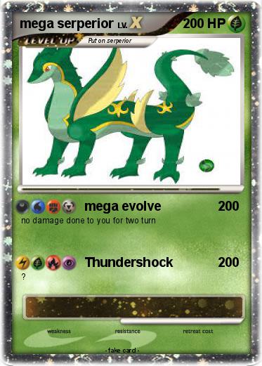 Pokemon mega serperior