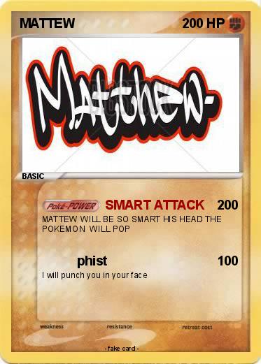 Pokemon MATTEW
