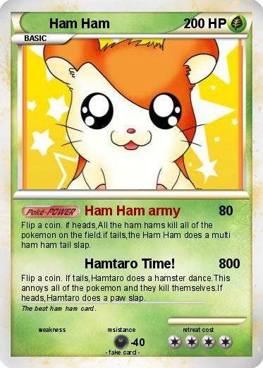 Pokemon Ham Ham