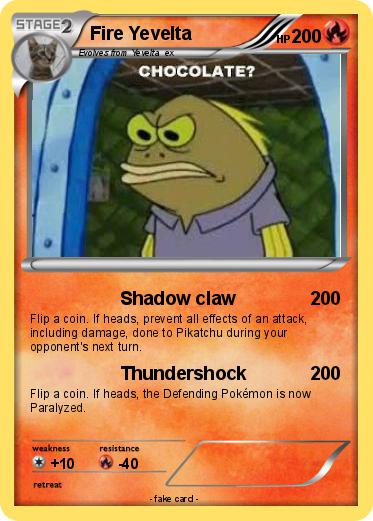 Pokemon Fire Yevelta