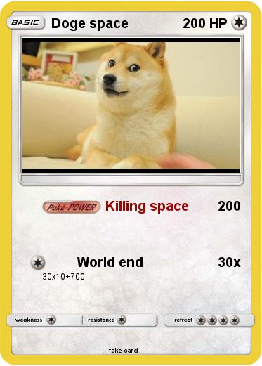 Pokemon Doge space