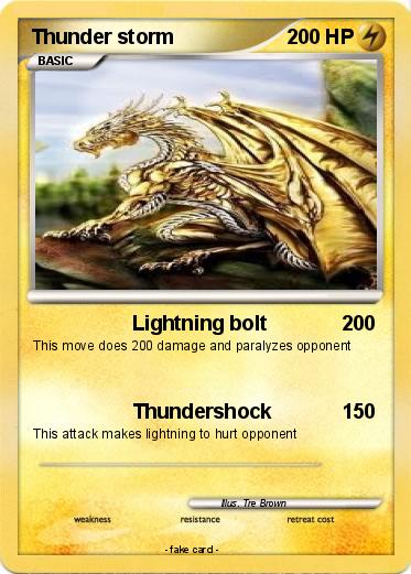 Pokemon Thunder storm