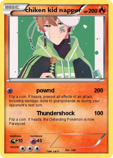 Pokemon chiken kid napper