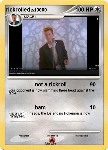 Pokemon rickrolled