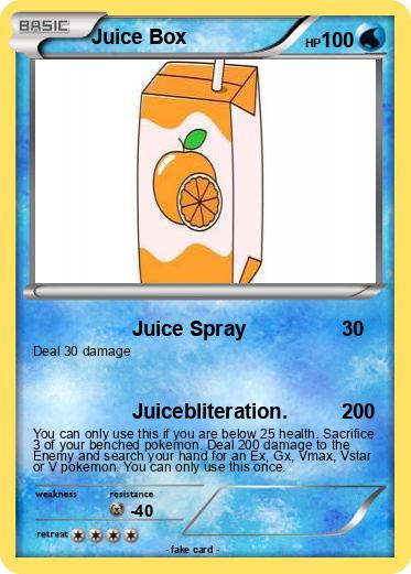 Pokemon Juice Box