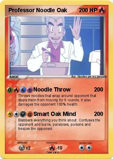 Pokemon Professor Noodle Oak