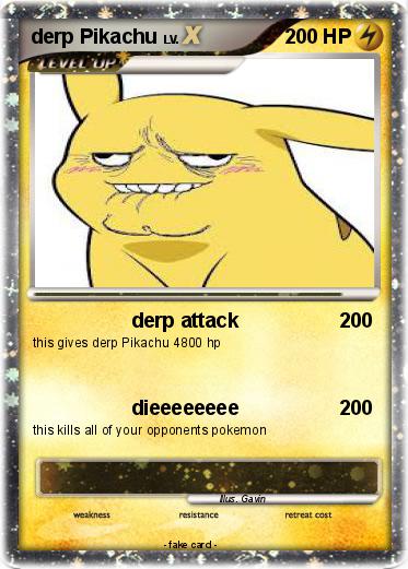 Pokemon derp Pikachu