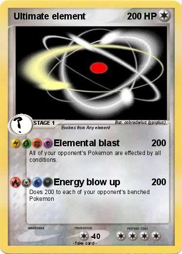 Pokemon Ultimate element