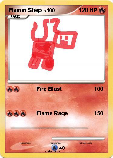 Pokemon Flamin Shep