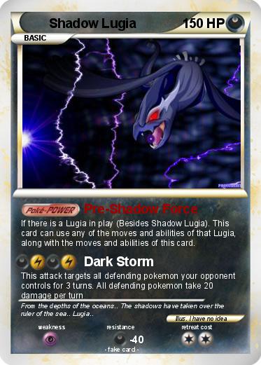 Pokemon Shadow Lugia