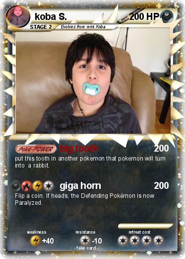 Pokemon koba S.