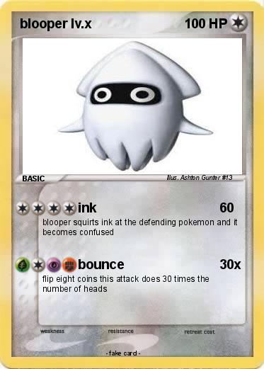 Pokemon blooper lv.x