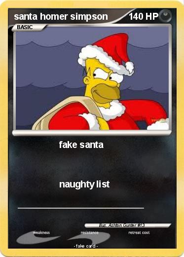 Pokemon santa homer simpson