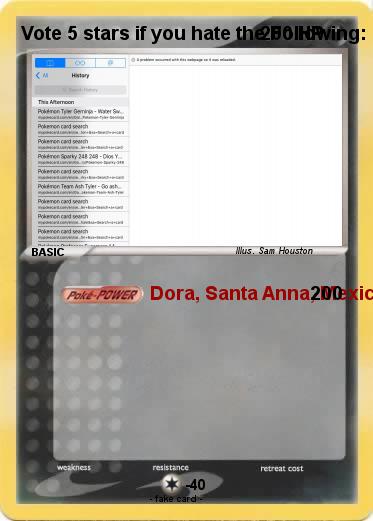 Pokemon Vote 5 stars if you hate the Following: