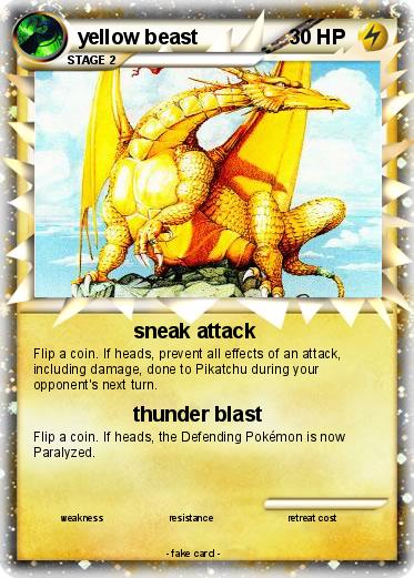 Pokemon yellow beast