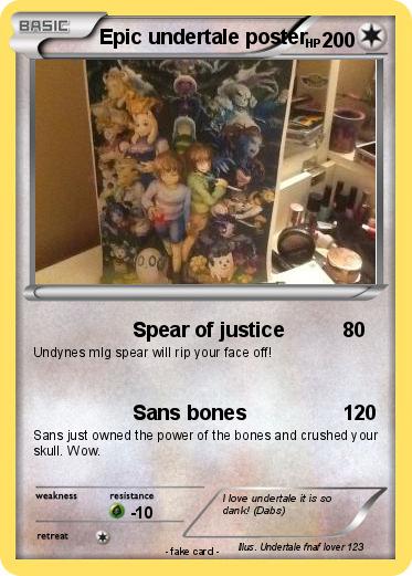 Pokemon Epic undertale poster