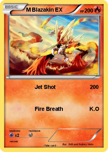 Pokemon M Blazakin EX