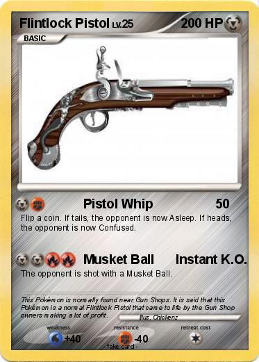 Pokemon Flintlock Pistol