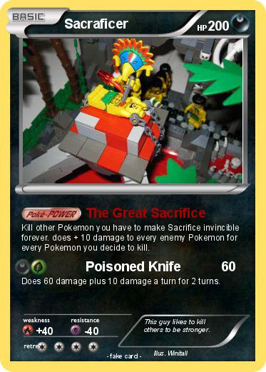 Pokemon Sacraficer