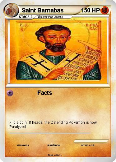 Pokemon Saint Barnabas