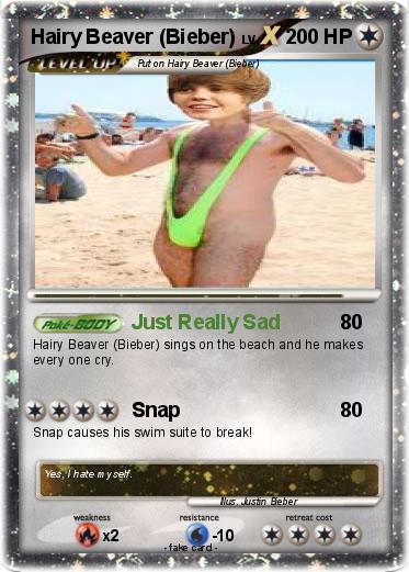 Pokemon Hairy Beaver (Bieber)