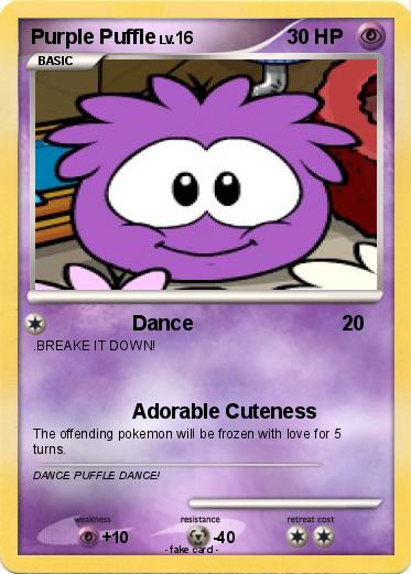 Pokemon Purple Puffle