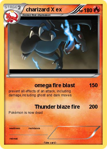 Pokemon charizard X ex
