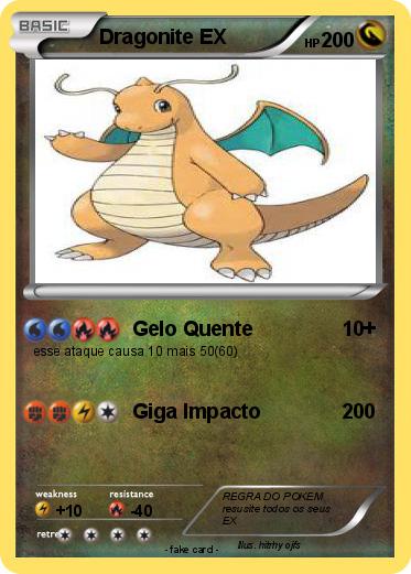 Pokemon Dragonite EX