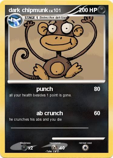 Pokemon dark chipmunk