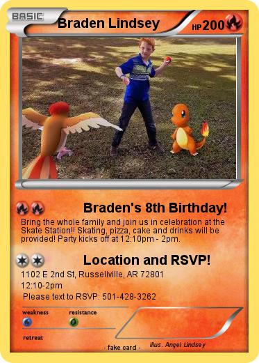 Pokemon Braden Lindsey