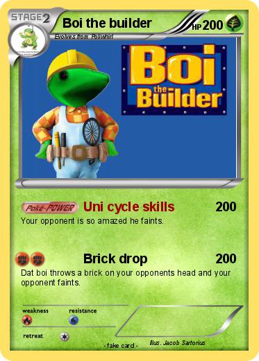 Pokemon Boi the builder