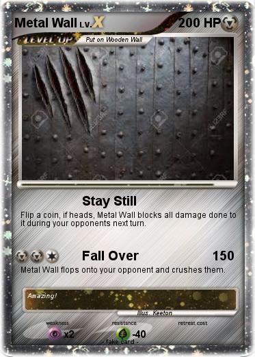 Pokemon Metal Wall