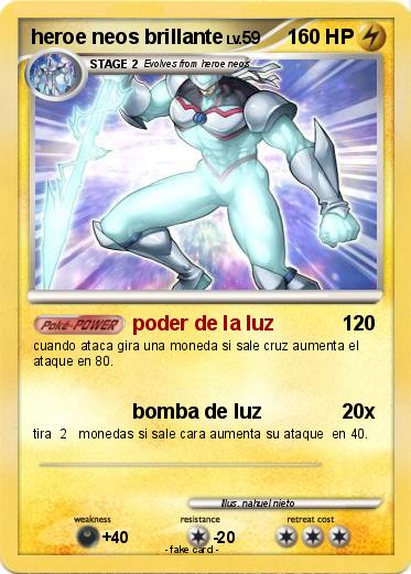 Pokemon heroe neos brillante