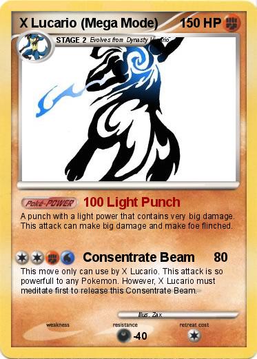 Pokemon X Lucario (Mega Mode)