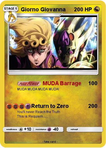 Pokemon Giorno Giovanna