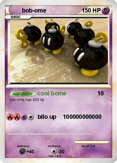 Pokemon bob-ome