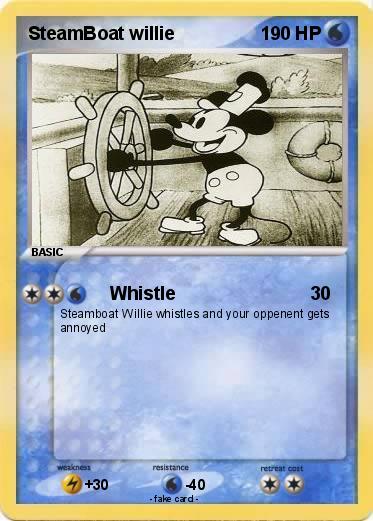 Pokemon SteamBoat willie