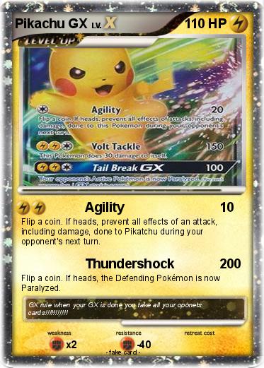 Pokemon Pikachu GX