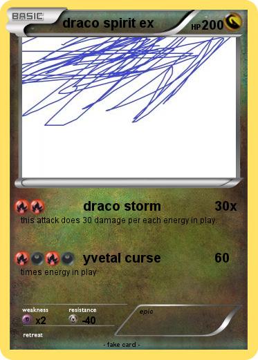Pokemon draco spirit ex