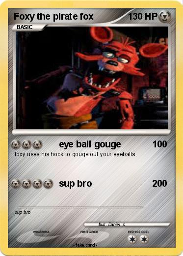 Pokemon Foxy the pirate fox