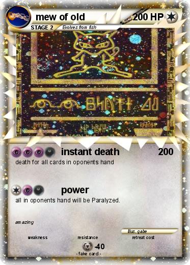Pokemon mew of old