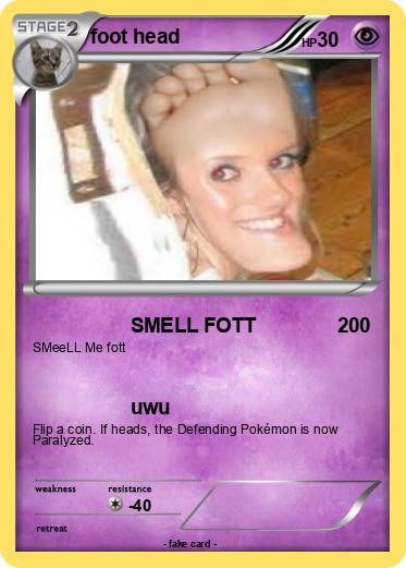 Pokemon foot head