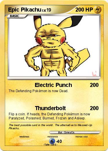Pokemon Epic Pikachu