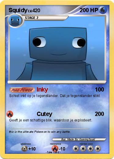 Pokemon Squidy Pokemon Squidy