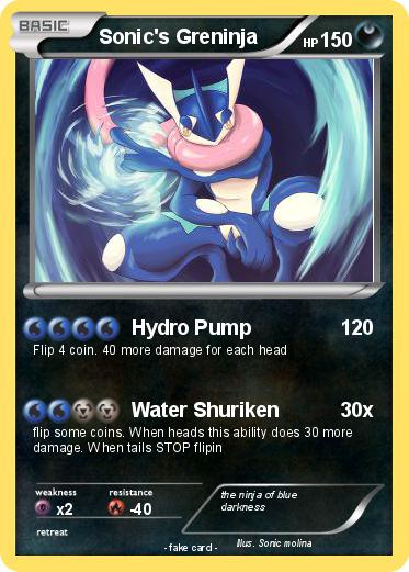 Pokemon Sonic's Greninja